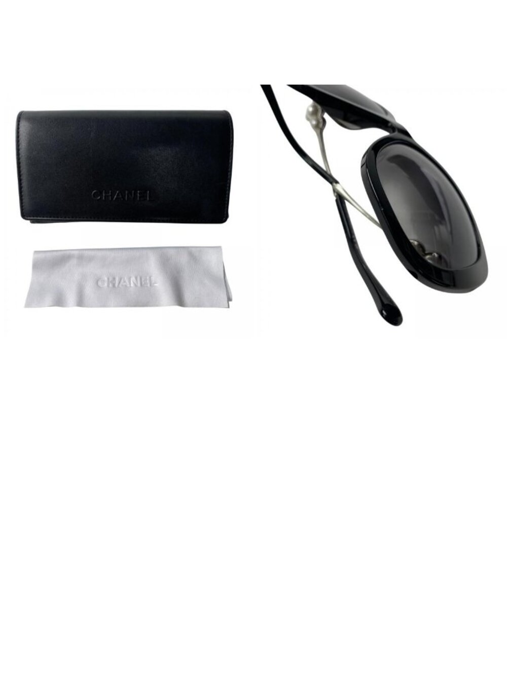 Chanel CC Logo Sunglasses Faux Pearl - Picture 10 of 10